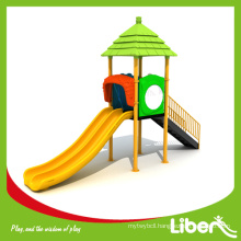 EN1176-Certified Double Slides Small Size Kids Outdoor Play Set for Kindergarten